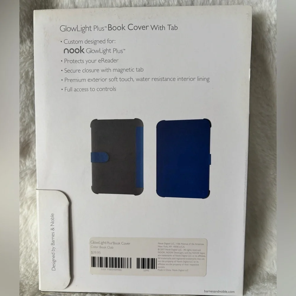 Nook Glowlight Plus Book Cover With Tab